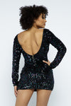 Sexy Sequin Long Sleeve Dresses