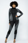 Seamless Full Zip Jacket and Legging Set