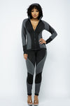 Seamless Full Zip Jacket and Legging Set