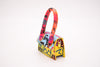 One Handle Mini Multi Color Graffiti Clutch Handbags